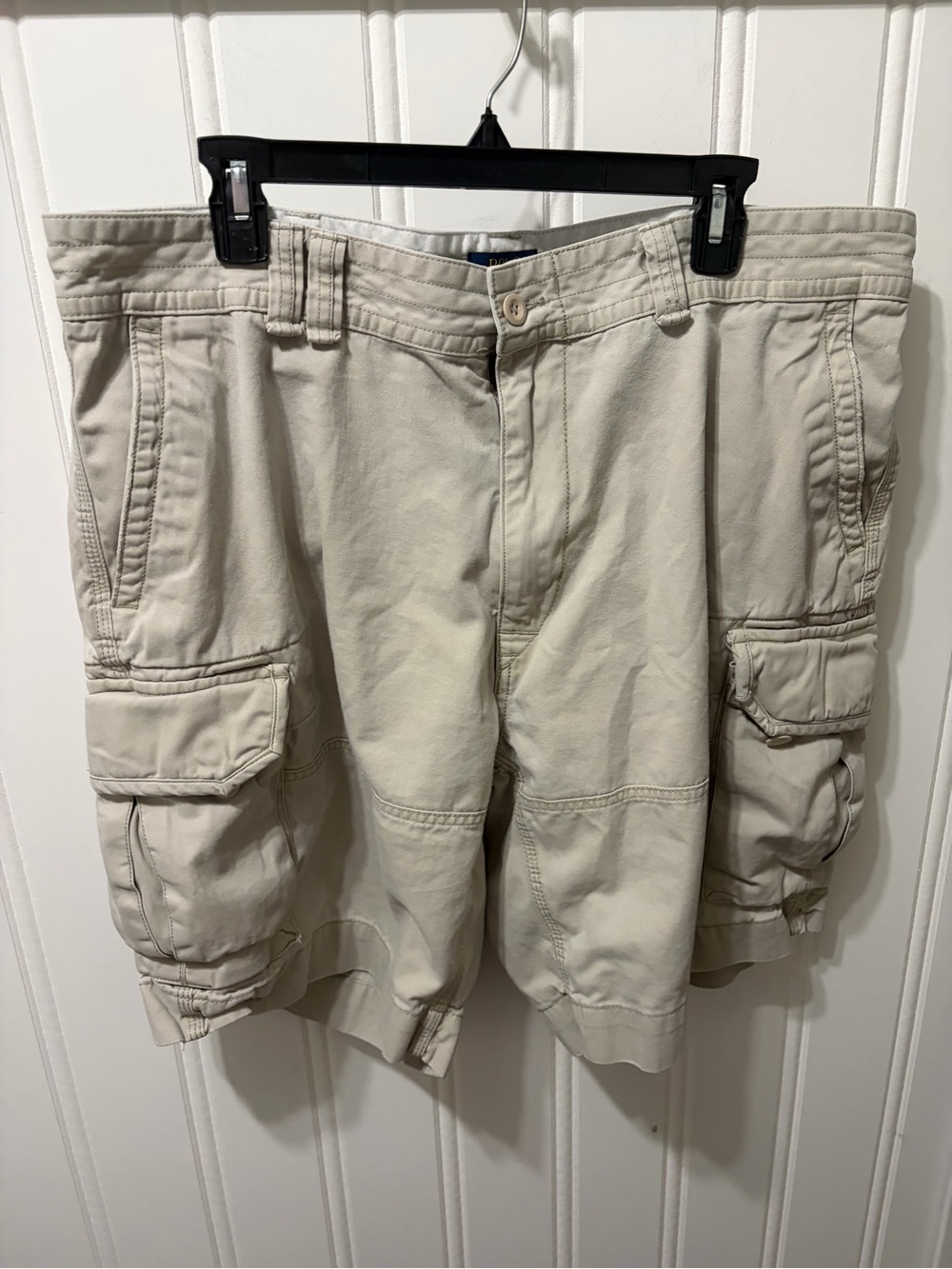 Polo Ralph Lauren Gellar Cargo Shorts Men’s 40 Beige Khaki Classic Chino Twill